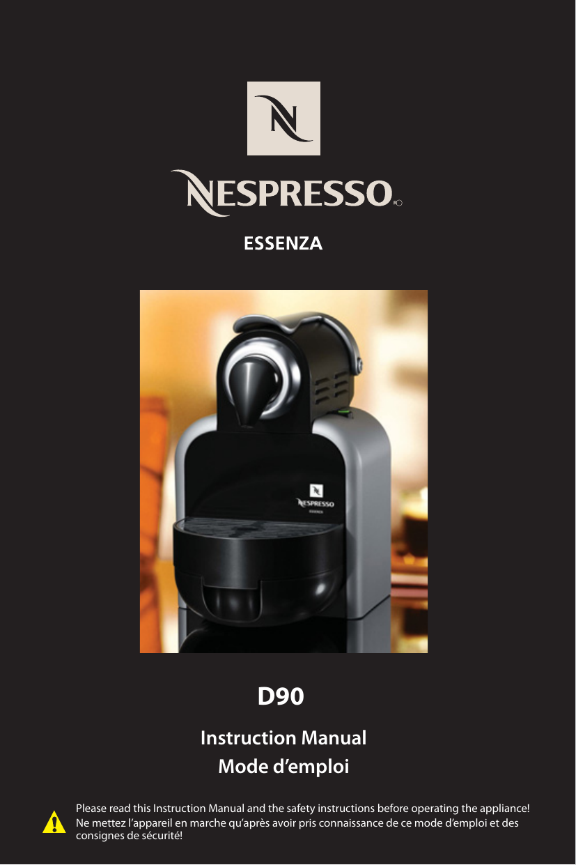 Page 1 of 7 - Nespresso Nespresso-D90-Users-Manual- Nestle_Adap_D90_Zone2_1005_1  Nespresso-d90-users-manual