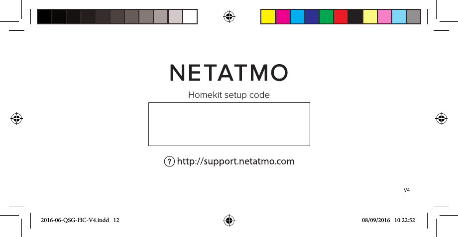 V4Homekit setup code2016-06-QSG-HC-V4.indd   12 08/09/2016   10:22:52