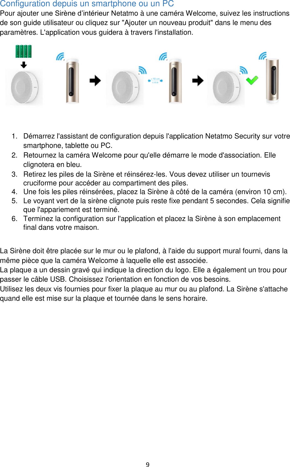 Page 9 of Netatmo NIS01 Netatmo Indoor Siren User Manual 