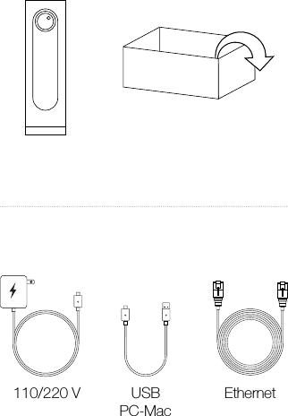 110/220 V USB PC-MacEthernet