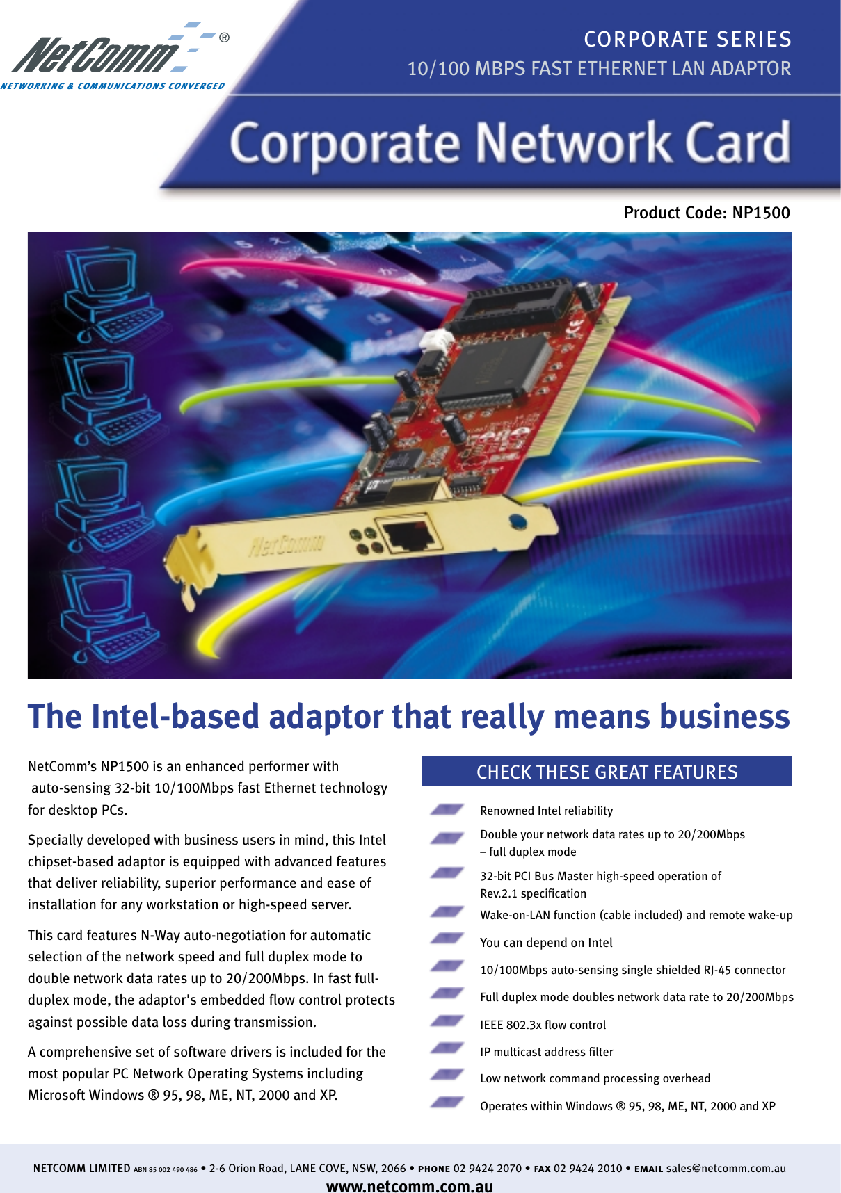 Page 1 of 2 - Netcomm Netcomm-Np1500-Users-Manual- Netcomm-np1500-users-manual