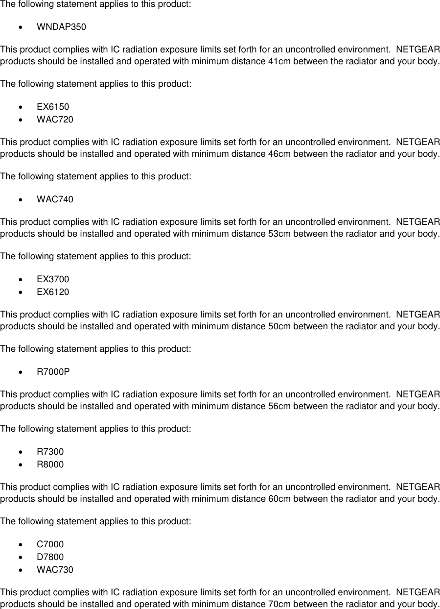 Page 13 of Netgear orporated 17200378 Mobile Router User Manual Notification of Compliance