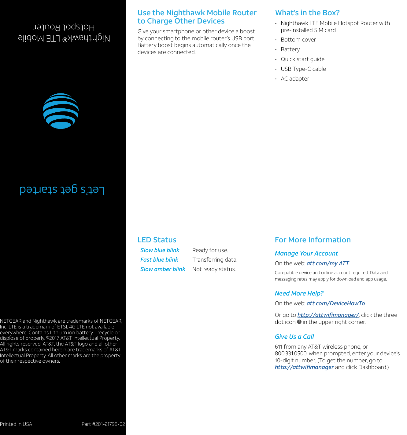 Page 1 of Netgear orporated 17200378 Mobile Router User Manual  Guide