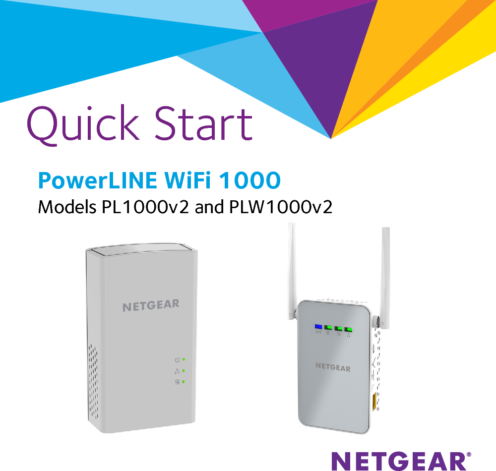Quick StartPowerLINE WiFi 1000Models PL1000v2 and PLW1000v2