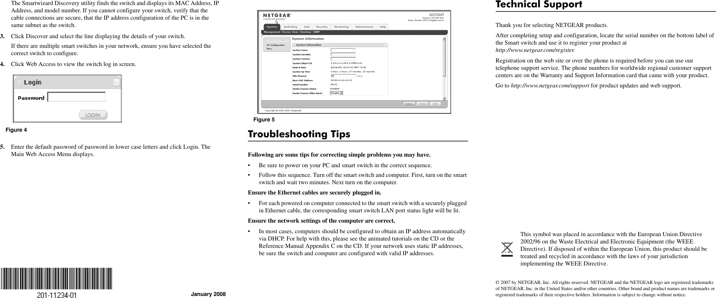 Page 2 of 2 - Netgear Netgear-Gs724At-Quick-Start-Guide GS700AT_IG