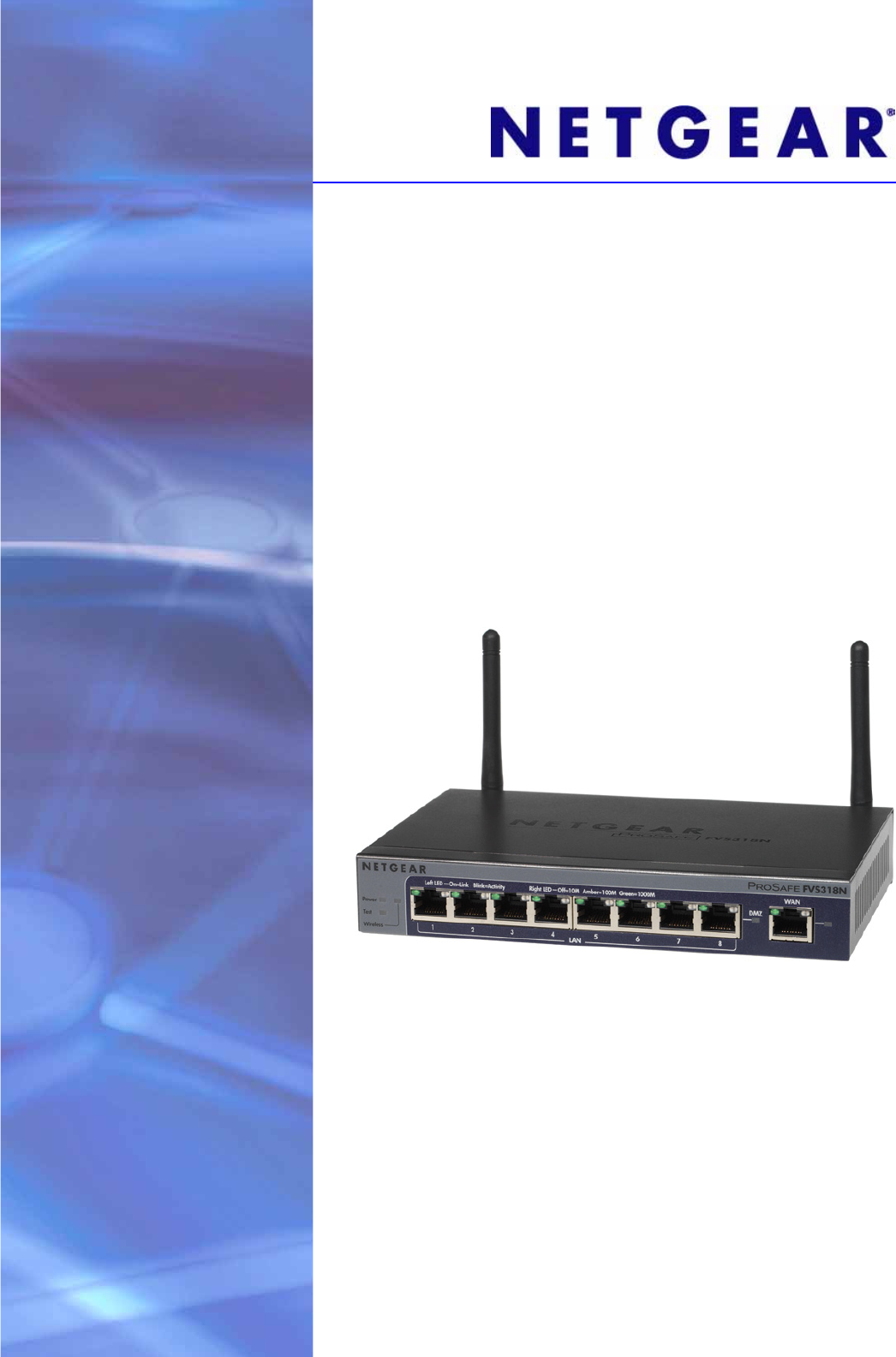 Netgear Modem Fvs318n Users Manual Prosafe Wireless N 8 Port