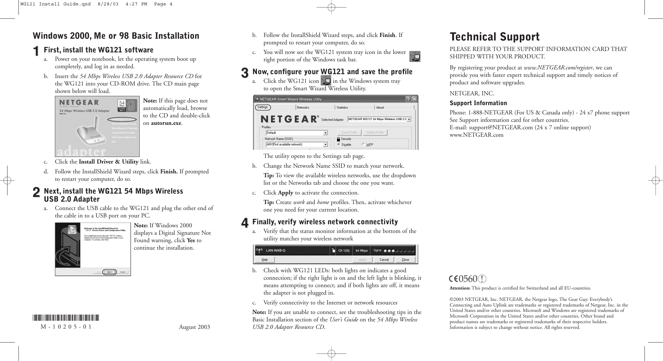 Page 2 of 2 - Netgear Netgear-Wg121-Installation-Guide- WG121 Install Guide  Netgear-wg121-installation-guide