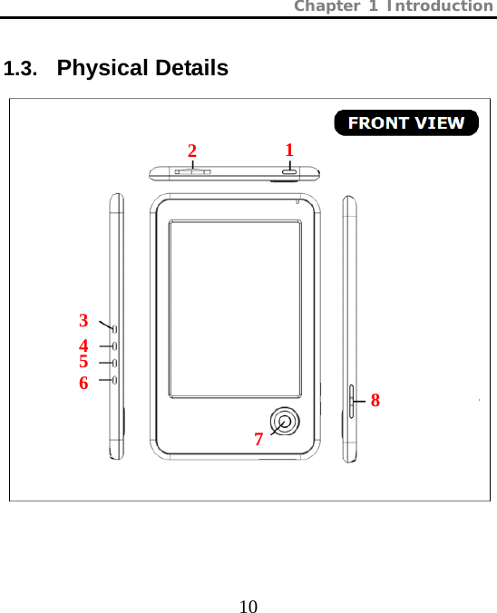 Chapter 1 Introduction  10 1.3.  Physical Details    1 2 3 4 5 6 7 8 