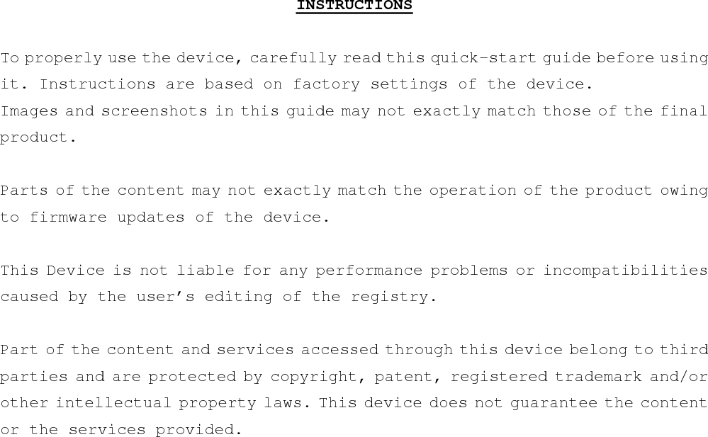 Trademarks Other Trademarks and their copyrights are property of their respective owners.     