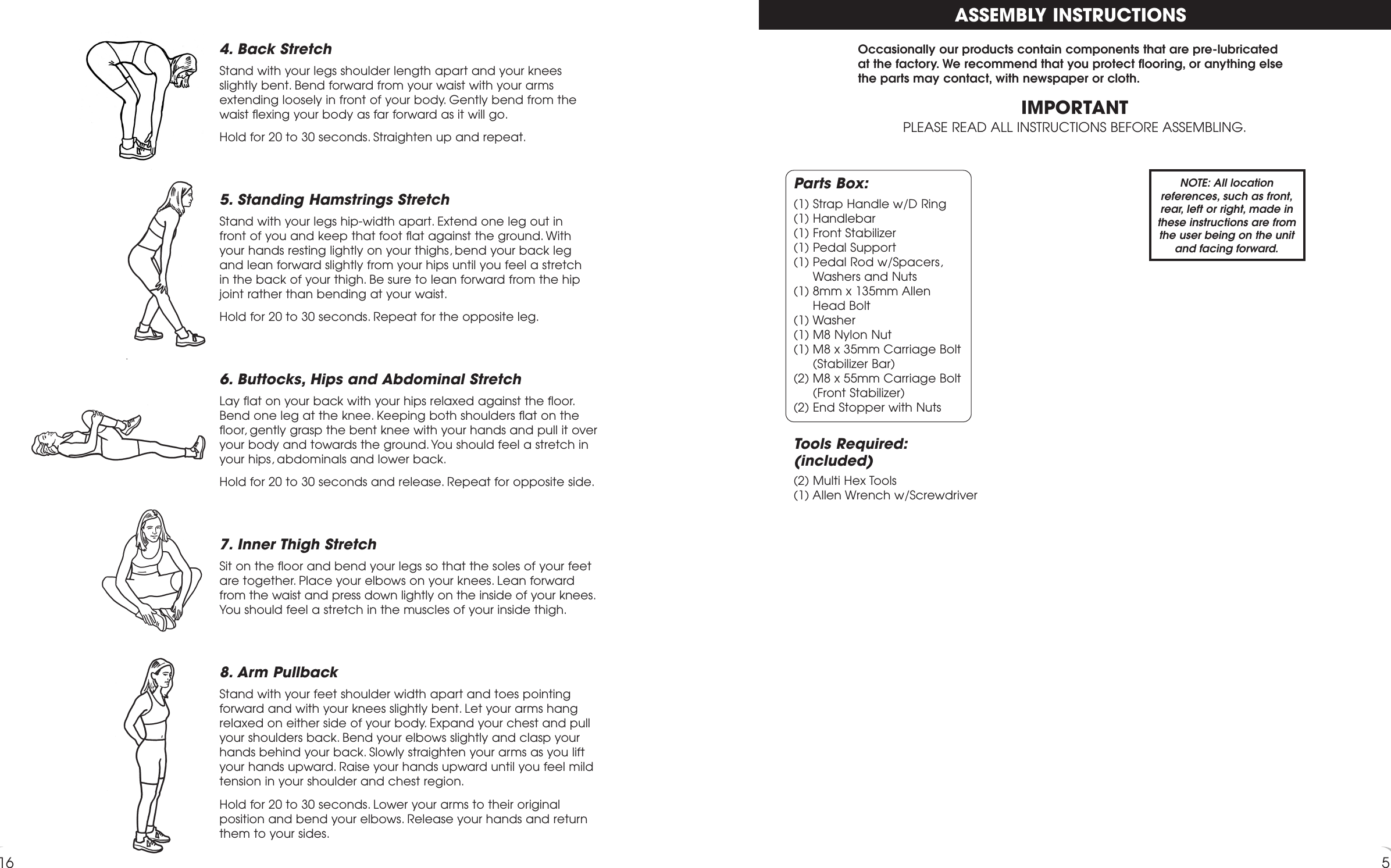 Page 6 of 11 - New-Balance New-Balance-3300-Users-Manual- 5K 3300 AIR ROWER Manual New-balance-3300-users-manual