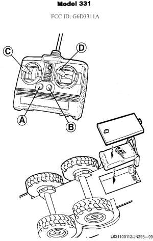 Radio Control Toy Vehicle RX User Manual