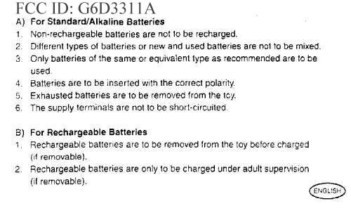 Radio Control Toy Vehicle RX User Manual