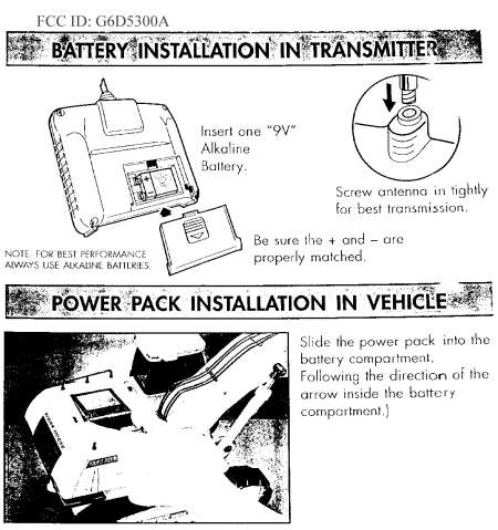 Radio Control Toy Vehicle Receivers User Manual