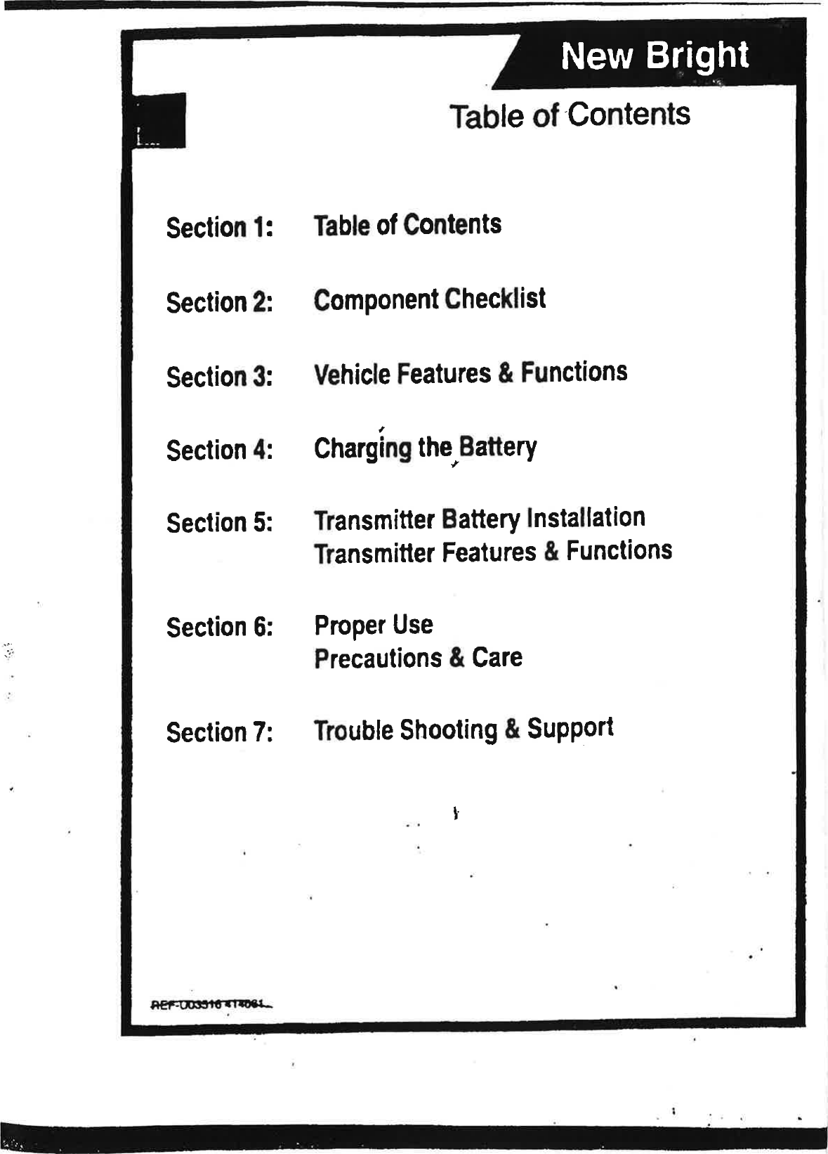 Page 2 of New Bright Co G21HRR TOY Transmitter User Manual 