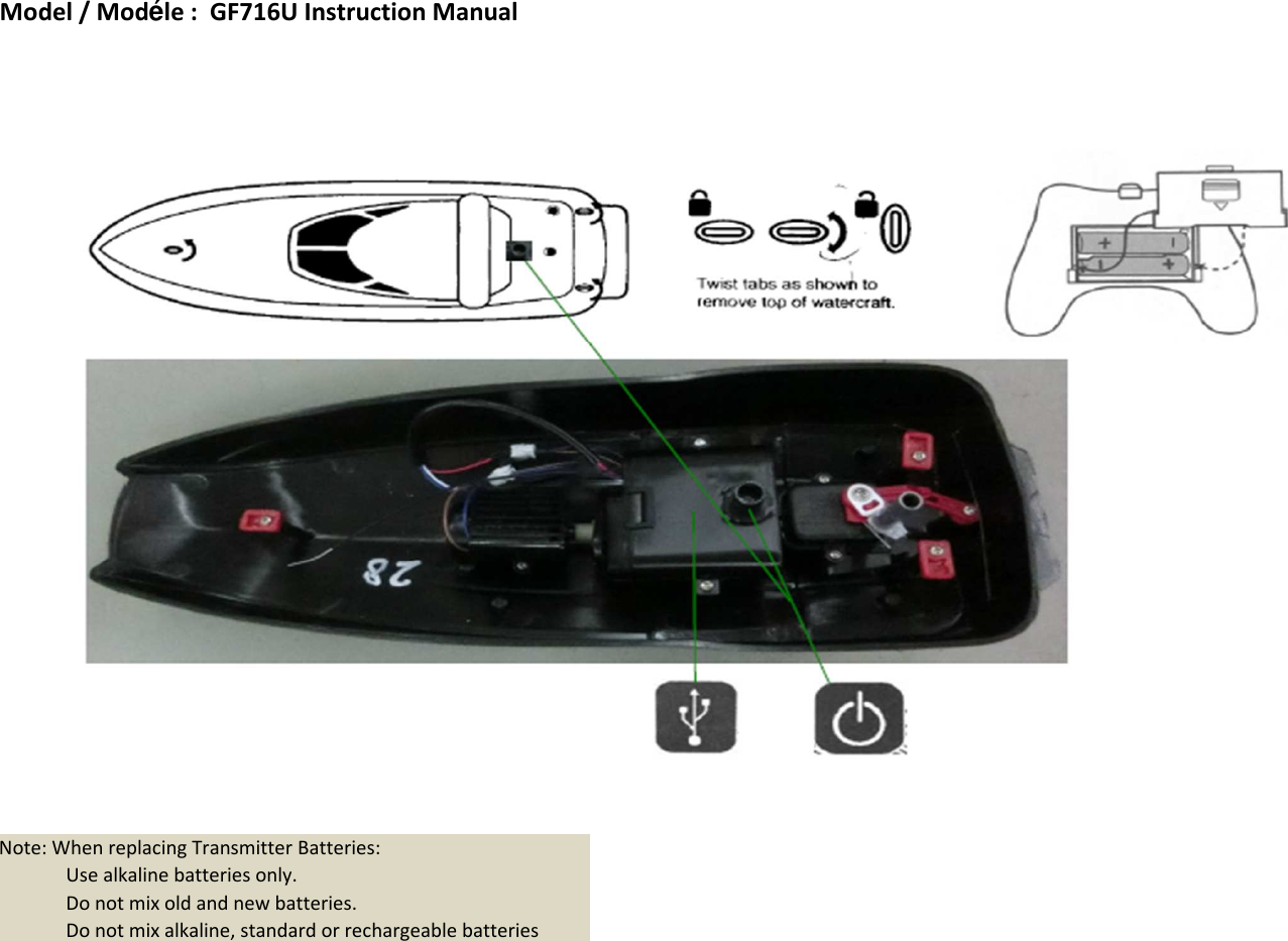 Model / Modéle :  GF716U Instruction Manual*4/(4&amp;!&lt;:&quot;&quot;!&lt;:&amp;&quot;&quot;