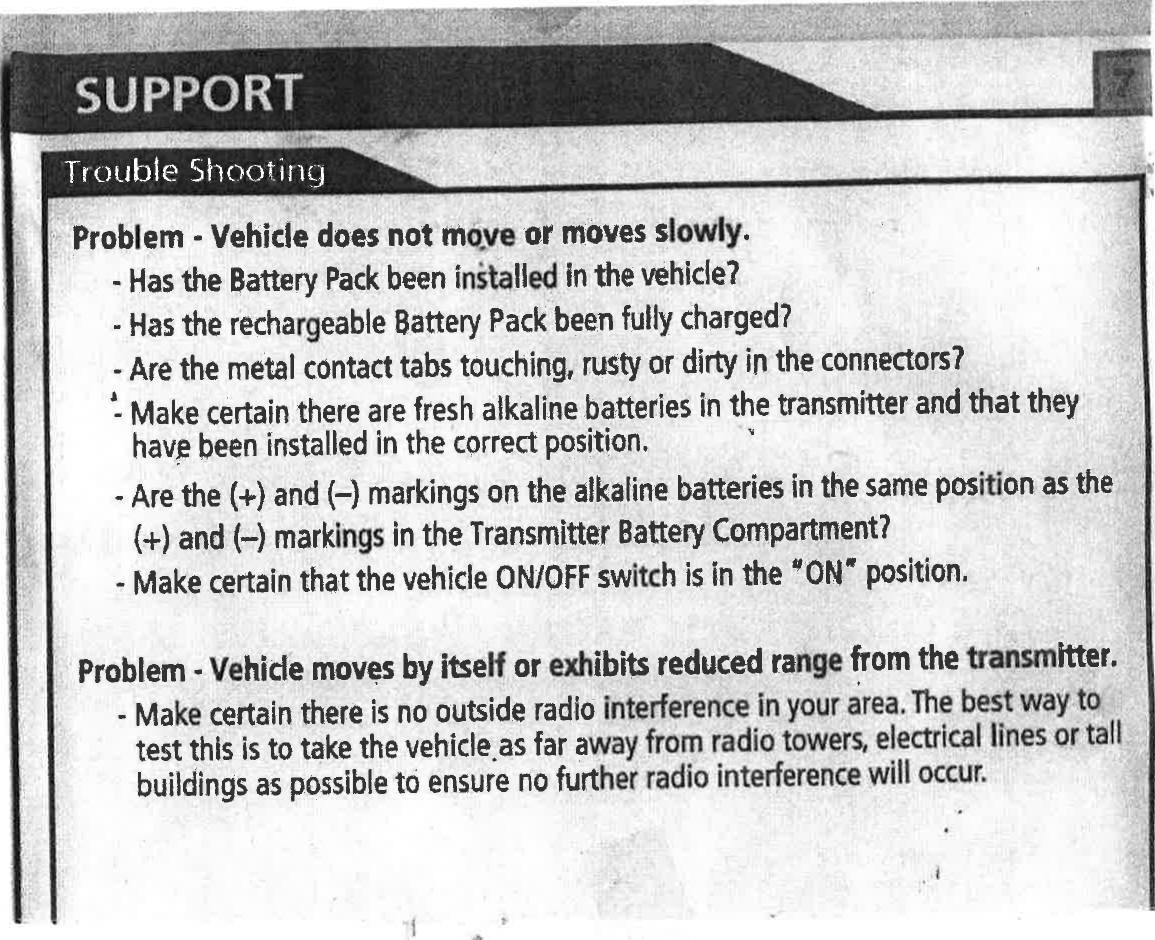 Page 9 of New Bright Co GGH3P TOY Transmitter User Manual 
