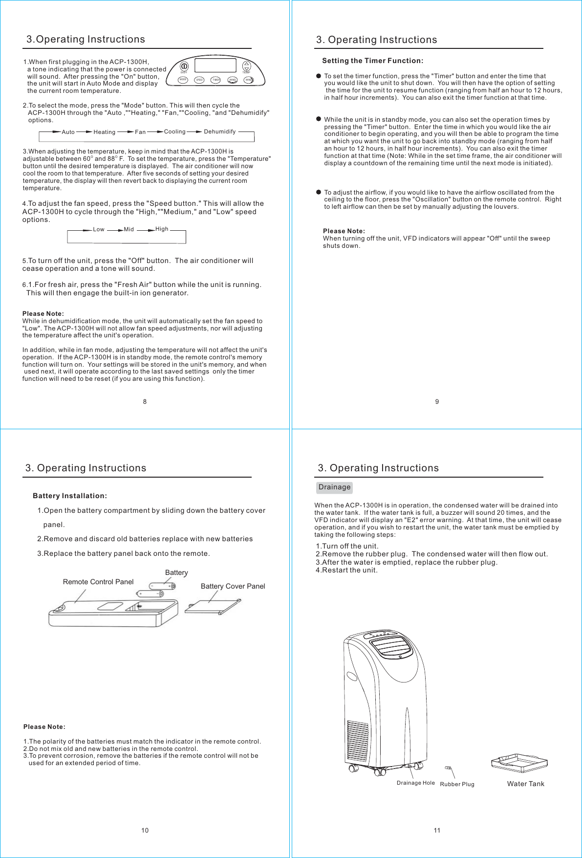Page 3 of 5 - Newair Newair-Acp-1300H-Users-Manual- Ooad04\华源 (G)\2008\FJ\3.1...  Newair-acp-1300h-users-manual