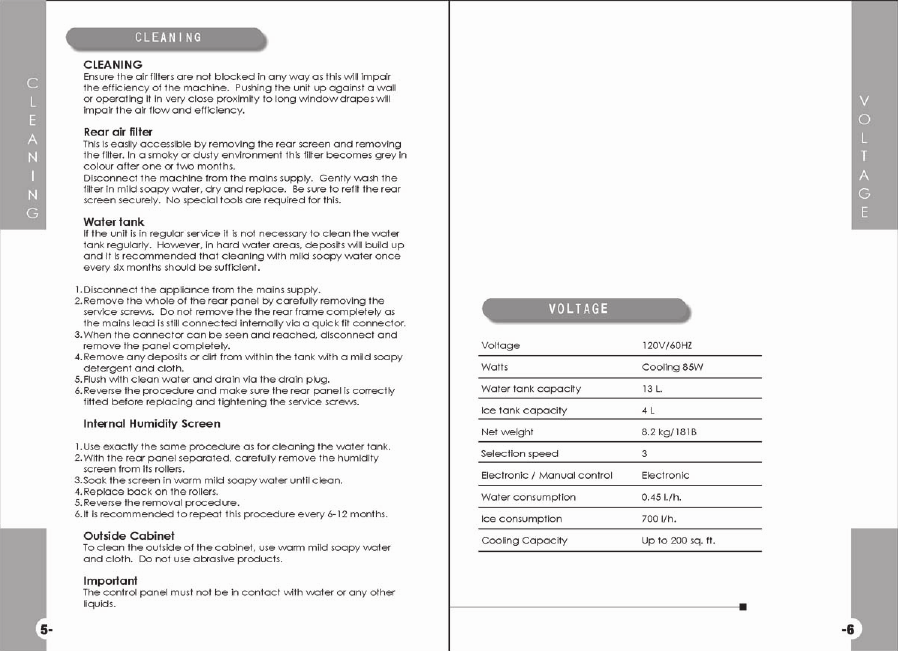 Page 4 of 4 - Newair Newair-Air-Cooler-Af-330-Users-Manual-  Newair-air-cooler-af-330-users-manual