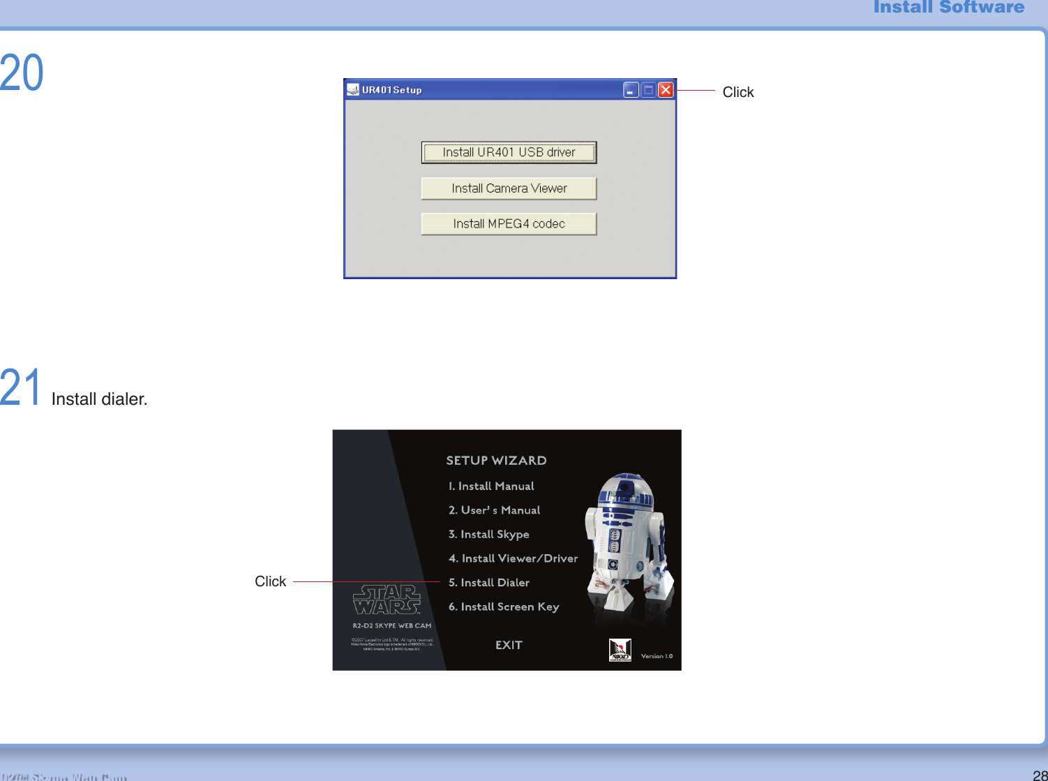 28R2-D2™ Skype Web Cam2021 Install dialer.ClickClickInstall Software