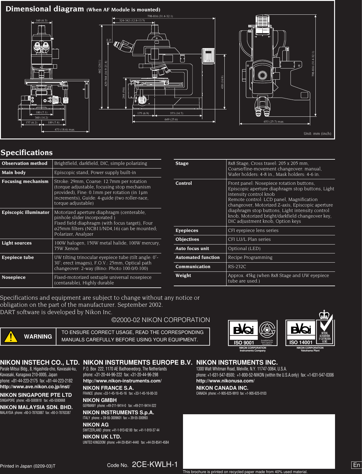 Page 5 of 5 - Nikon L200A User Manual  To The 707f1a37-d66f-4c30-8d38-bed7e837ab0c