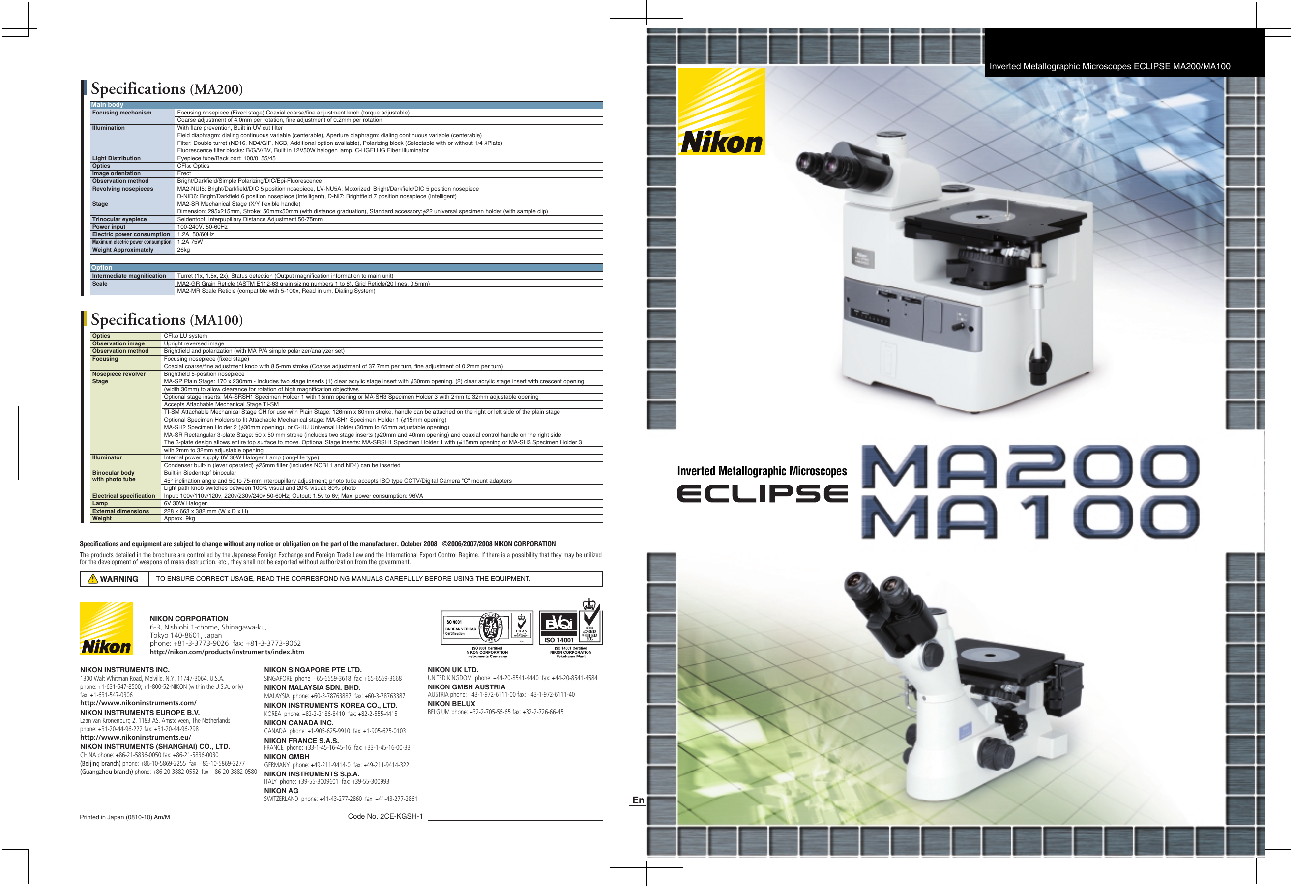 Page 1 of 6 - Nikon If Not Then MA100-MA200