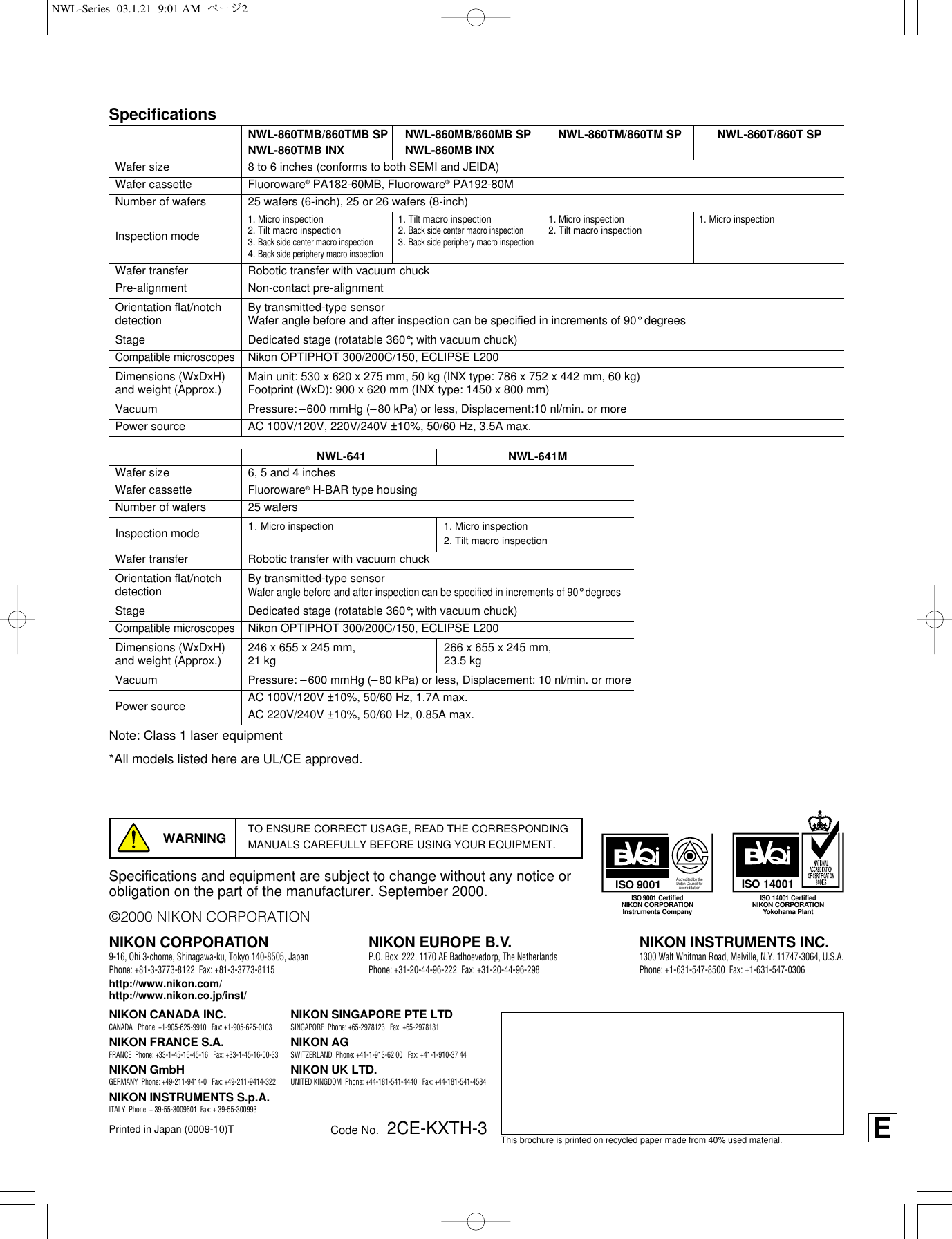 Page 5 of 5 - Nikon  If Not Then NWL860