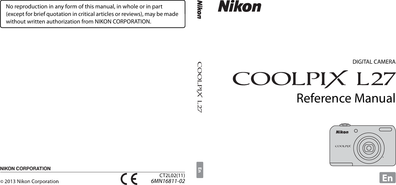 Nikon Coolpix L27 Reference Manual
