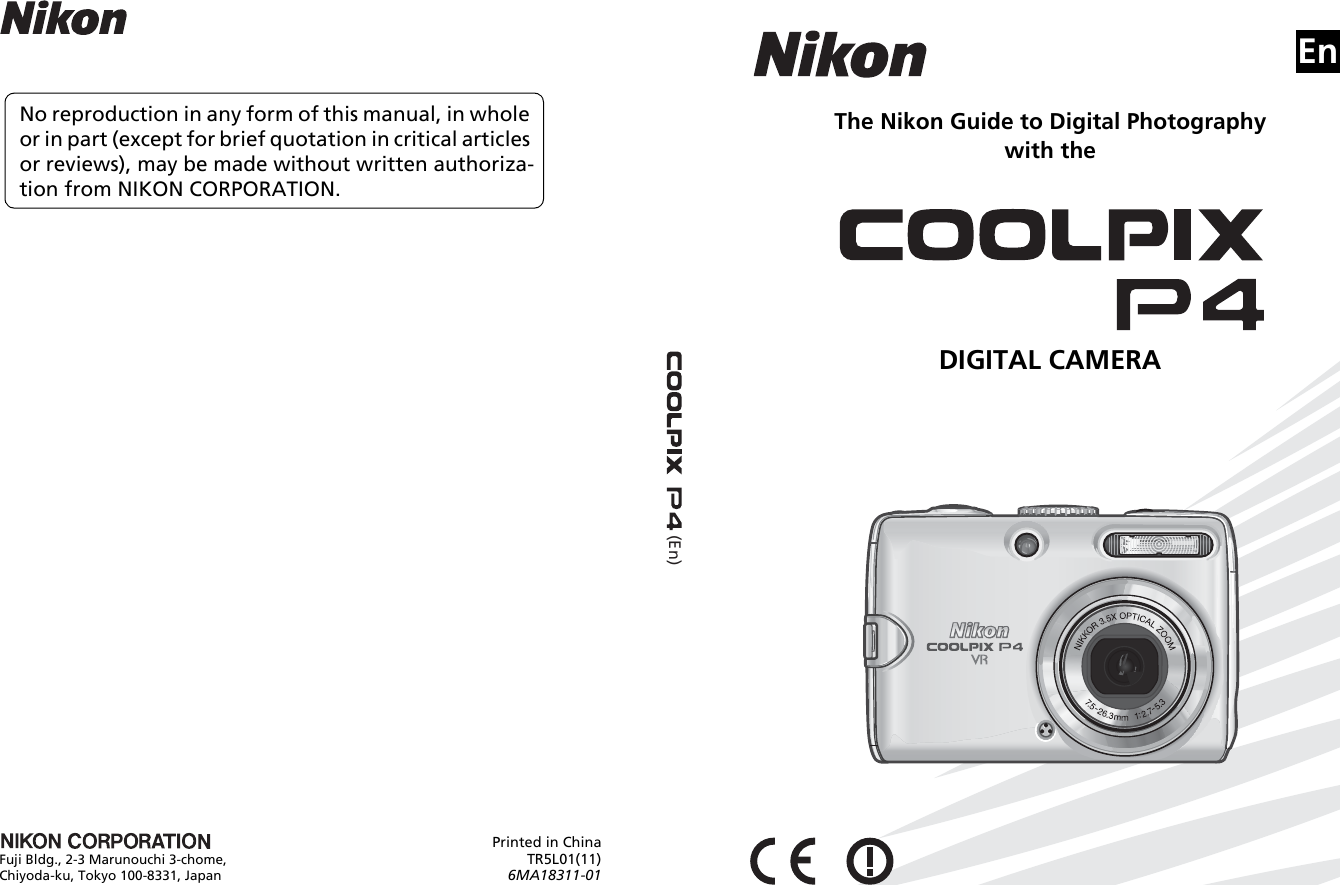 Nikon Coolpix P4 Users Manual