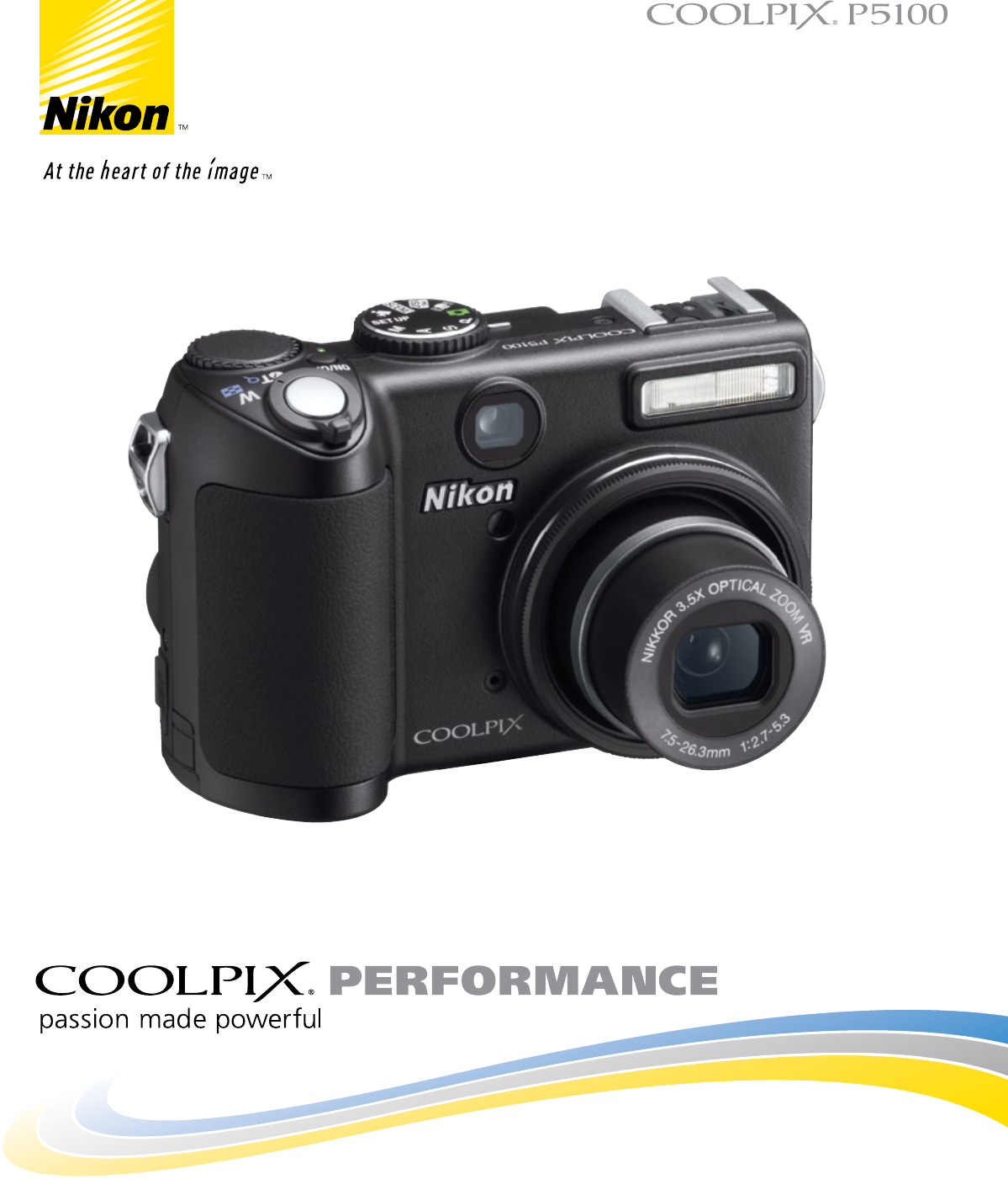 Wakker worden helling uitglijden Nikon Coolpix P5100 Users Manual Brochure