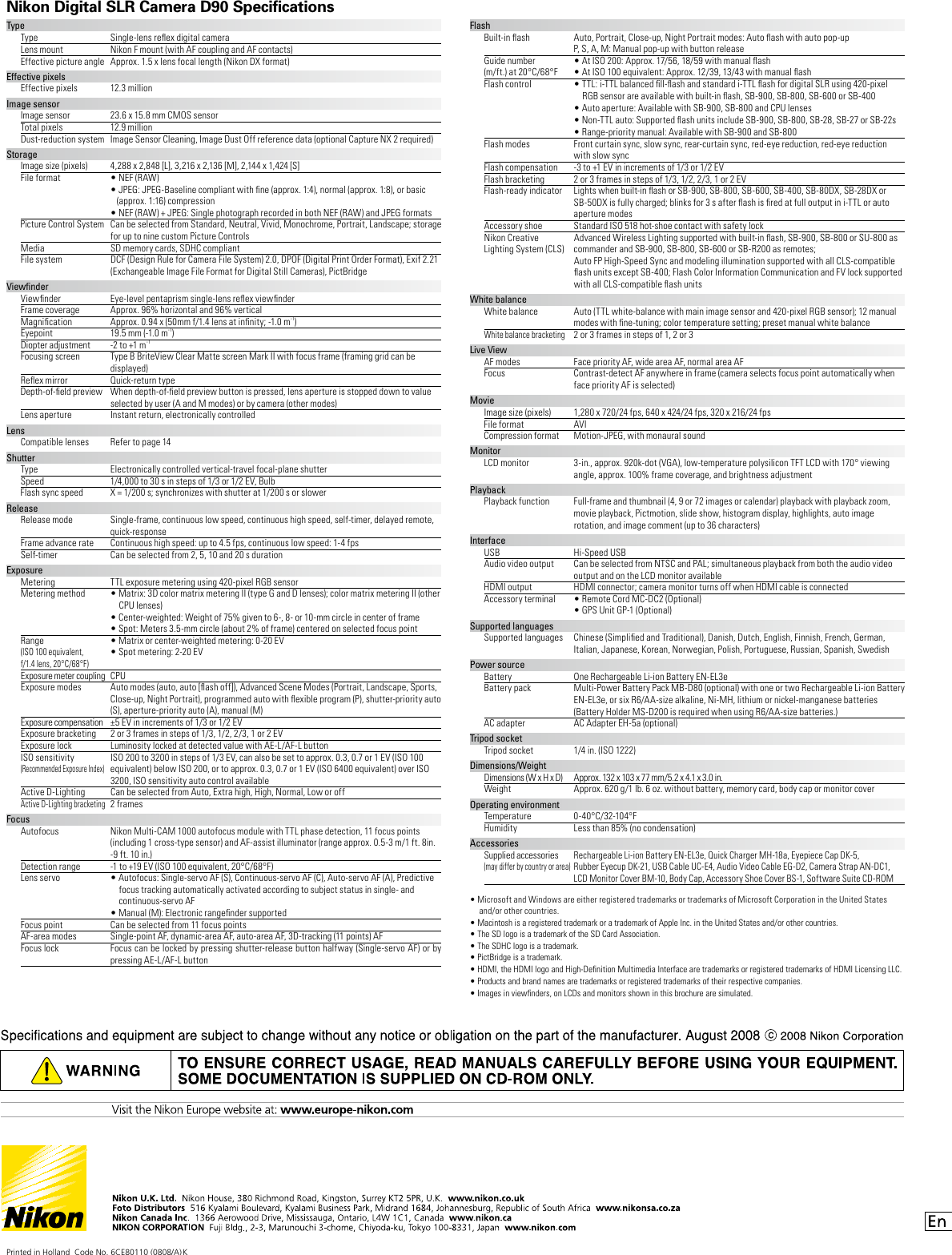 Page 9 of 9 - Nikon Nikon-D90-Users-Manual-  Nikon-d90-users-manual