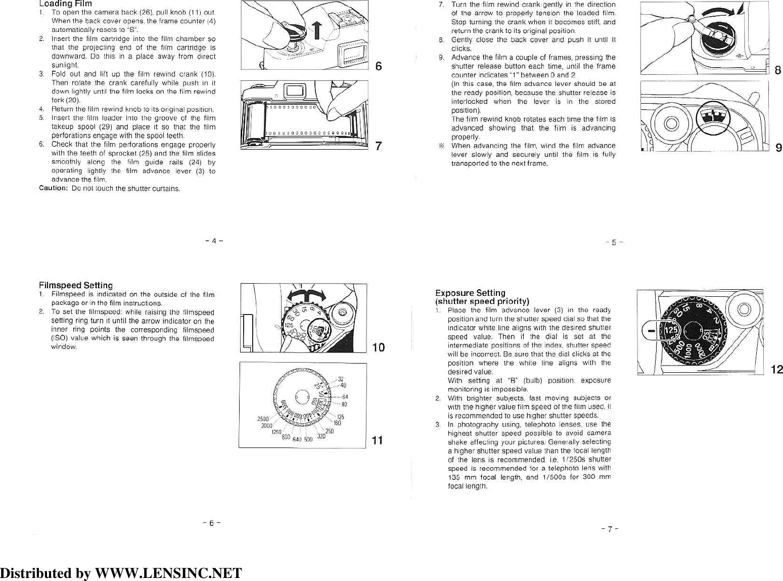 Nikon Fm 10 Quick Guide Instruction Manual