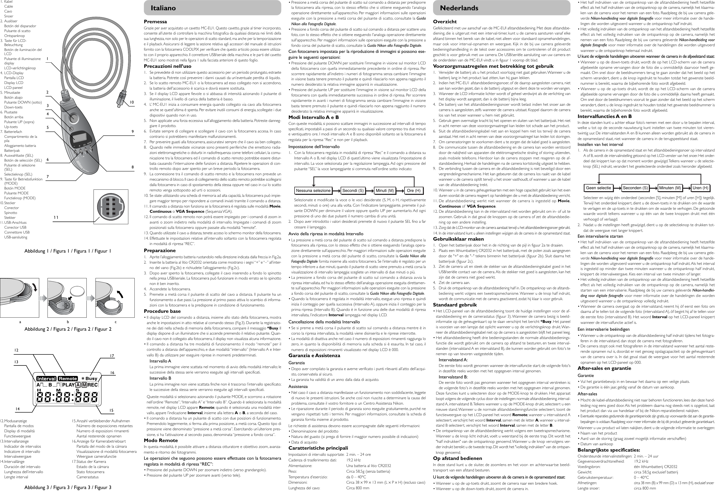 Page 4 of 4 - Nikon Nikon-Mc-Eu1-880-990-Owner-S-Manual
