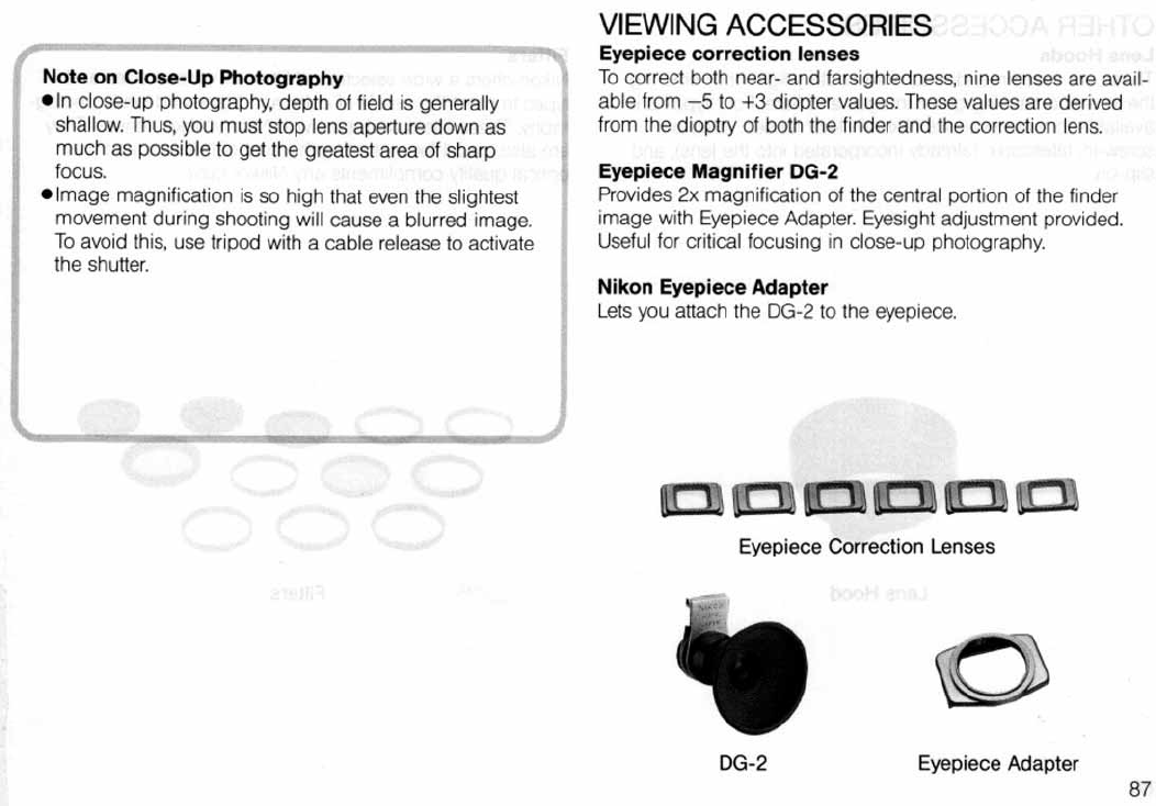 Nikon N6006 Af Operating Instructions Instruction Manual