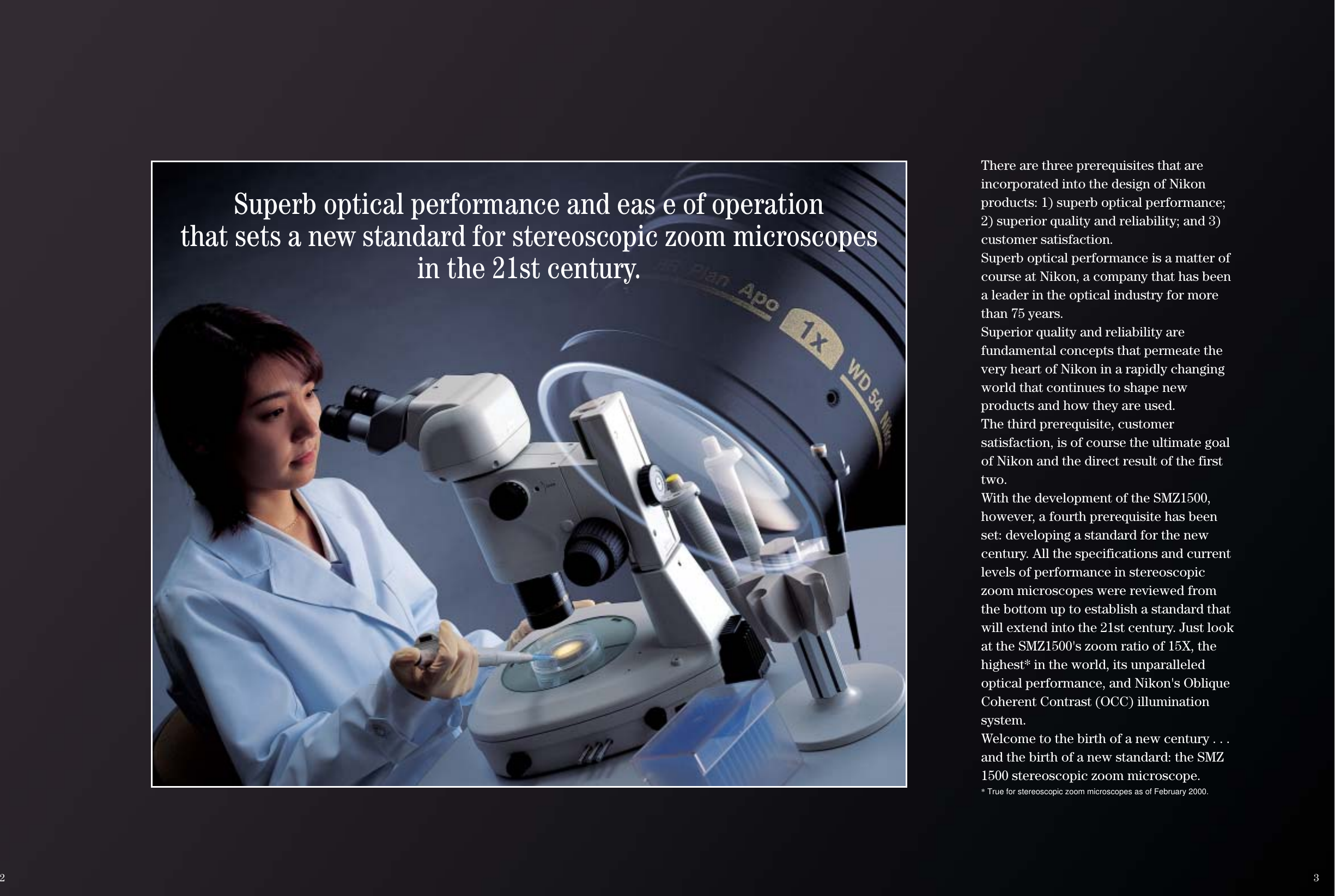 Page 2 of 9 - Nikon  If Not Then Brochure SMZ1500