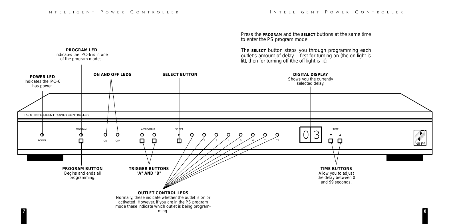 Page 5 of 10 - Niles-Audio Niles-Audio-Intelligent-Power-Controller-Ipc-6-Users-Manual-  Niles-audio-intelligent-power-controller-ipc-6-users-manual