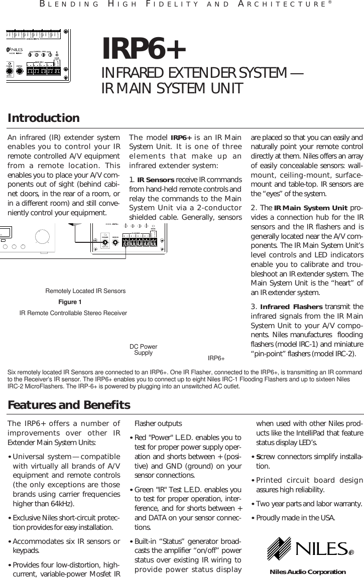 Niles Audio Irp6 Users Manual Ds00157a Irp6