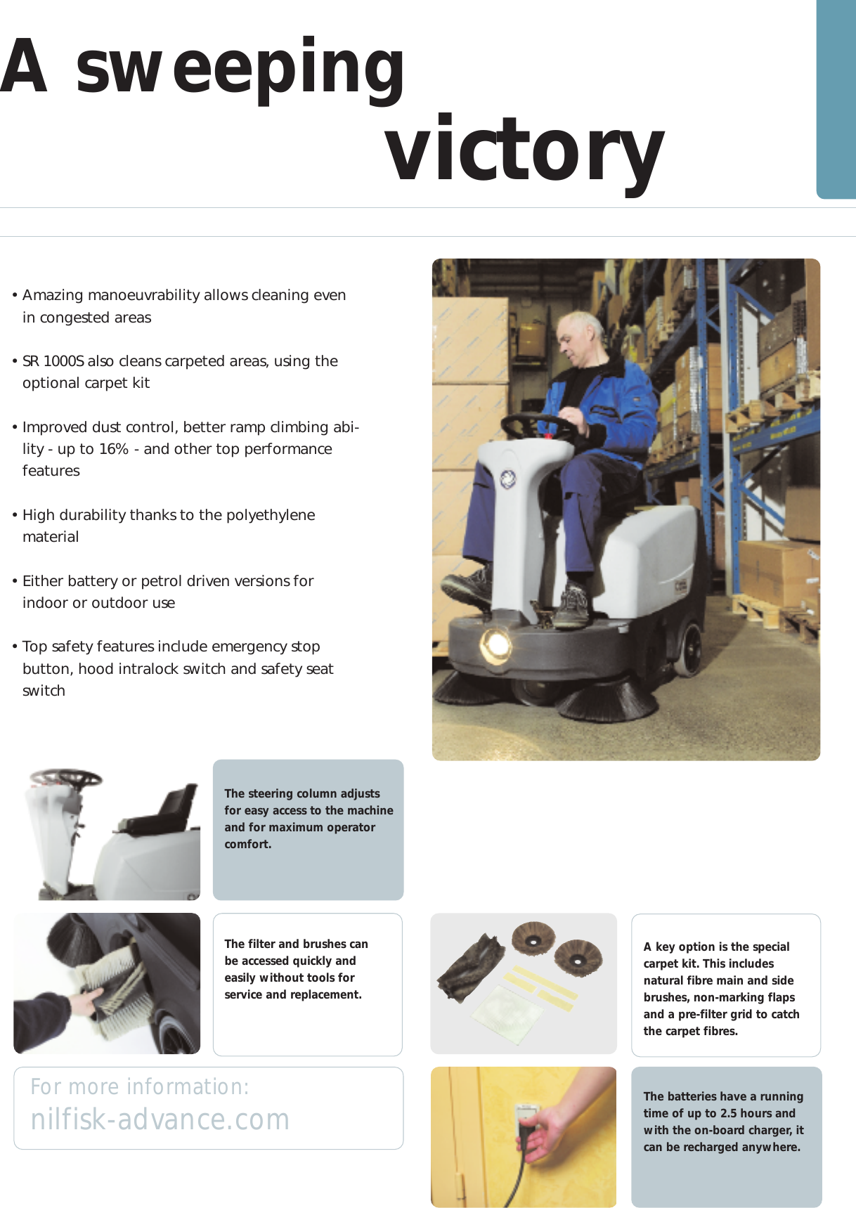 Page 4 of 4 - Nilfisk-Alto Nilfisk-Alto-Sr-1000S-B-Users-Manual- 96018606_CR1100_1200_1400  Nilfisk-alto-sr-1000s-b-users-manual