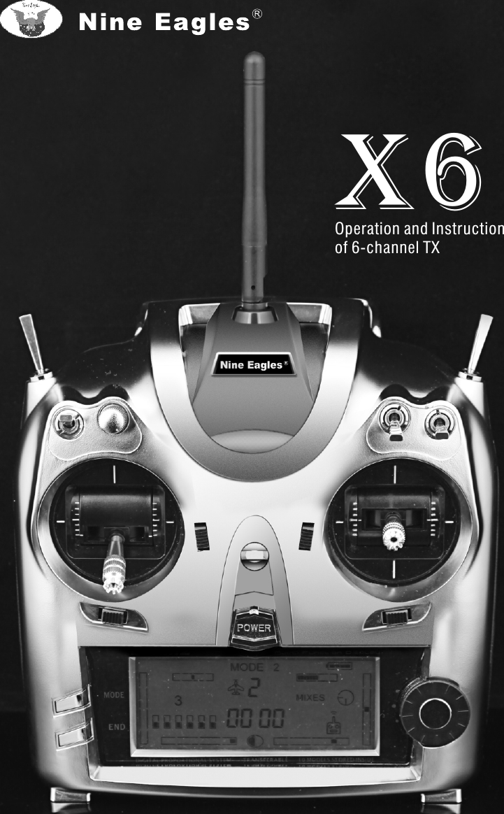 X6Operation and Instruction of 6-channel TX