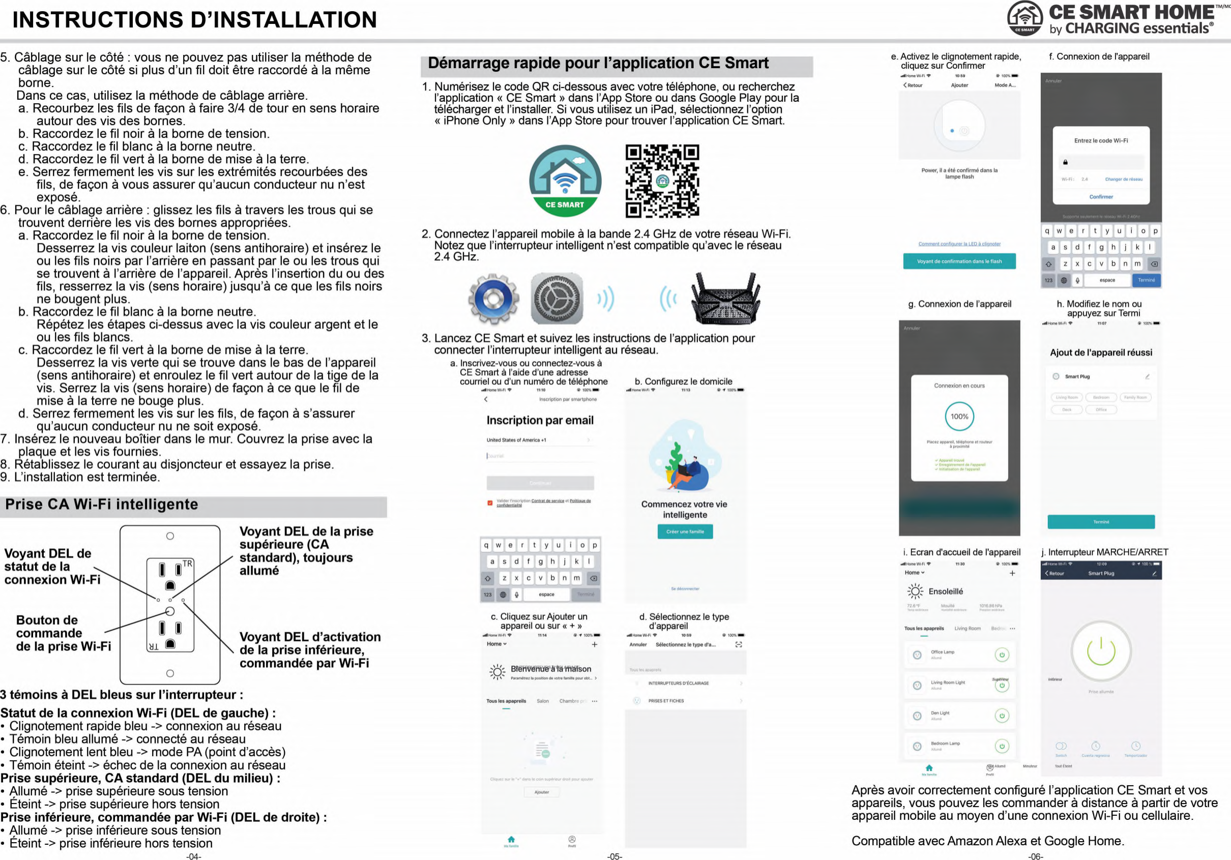 Page 2 of Ningbo Litesun Electronics WIFI-008 Duplex Receptacle with WIFI function User Manual french