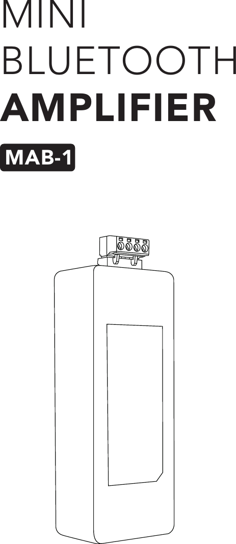 MAB-1MINI BLUETOOTH AMPLIFIER