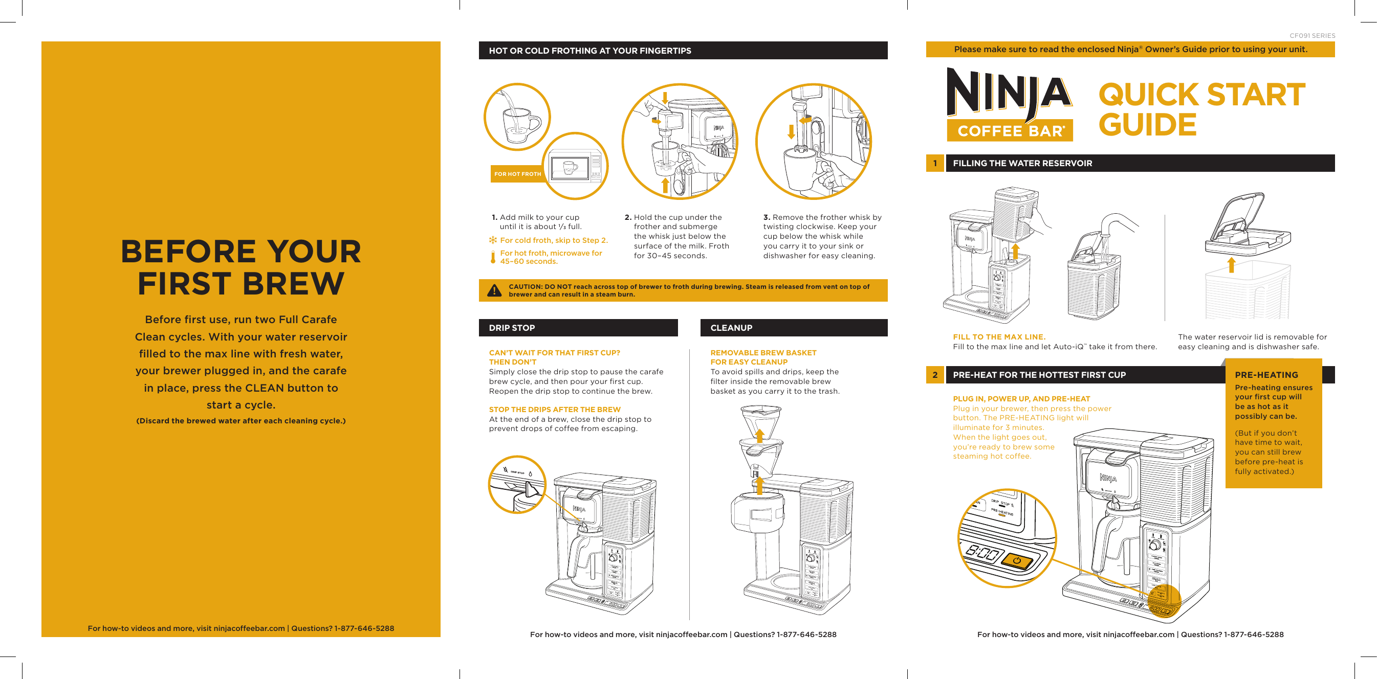 Page 1 of 2 - Ninja  Quick Start Guide QSG-CF092