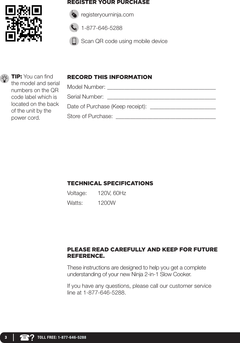 Page 4 of 12 - Ninja  User Manual Manual-MC510
