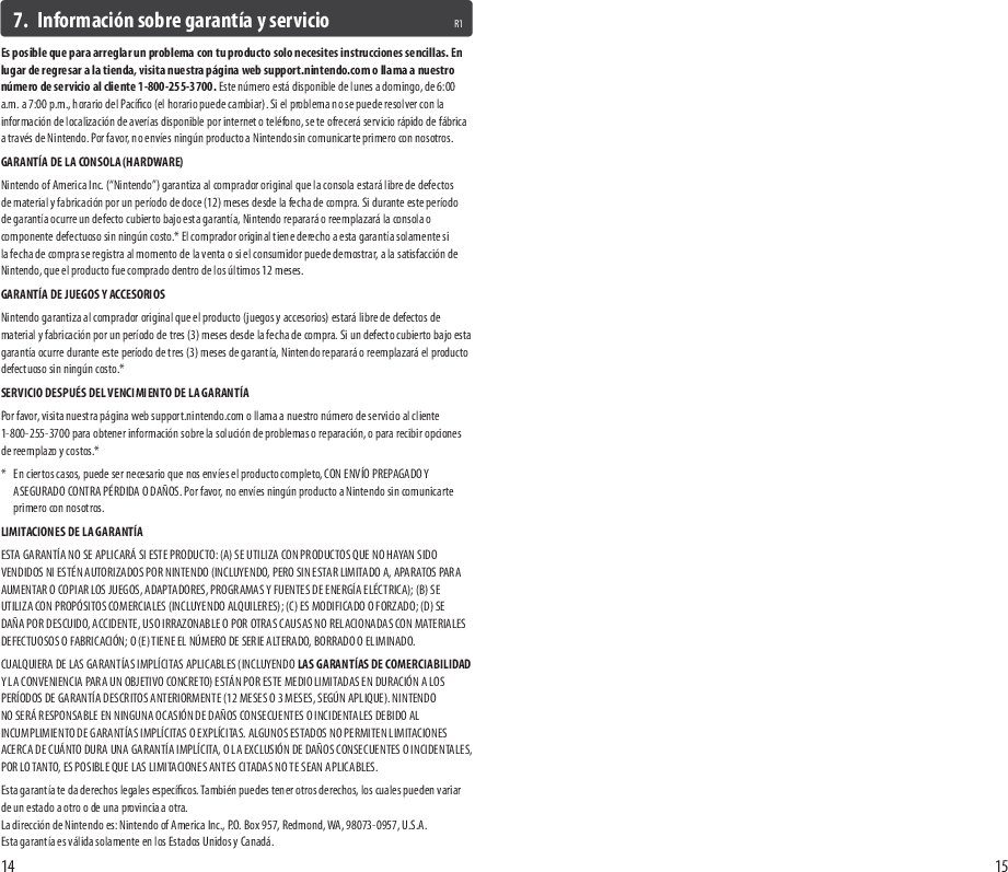 Page 10 of 10 - Nintendo Nintendo-3Ds-Xl-Circle-Pad-Pro-Operation-Manual-  Nintendo-3ds-xl-circle-pad-pro-operation-manual