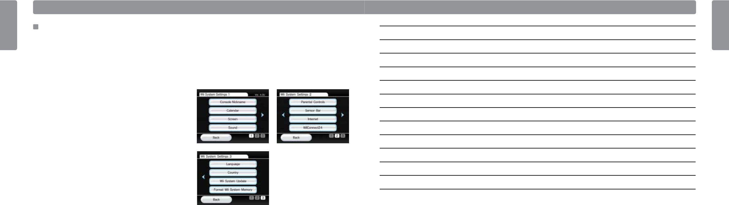 Nintendo Wii Rvk Rvl 001 Channels And Settings Operation Manual