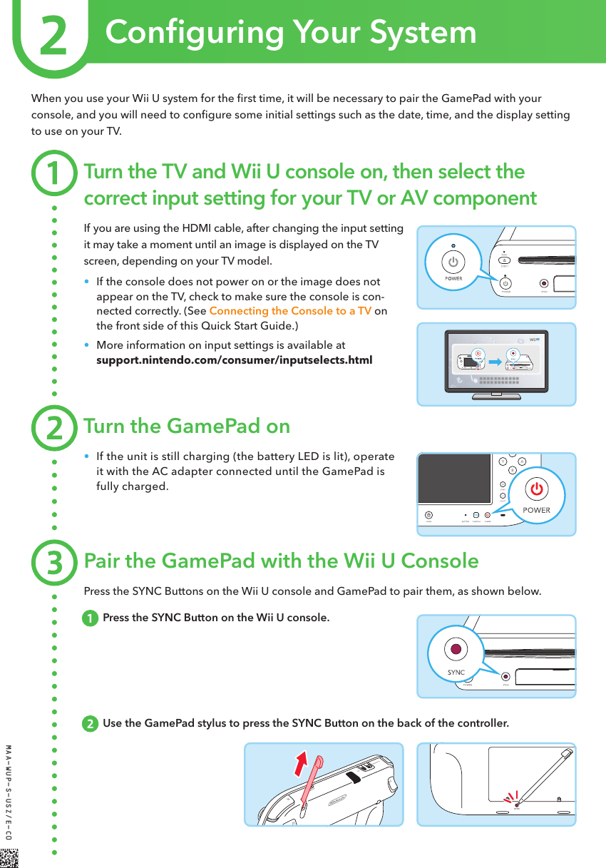 Page 6 of 10 - Nintendo Nintendo-Wii-U-Quick-Start-Manual-  Nintendo-wii-u-quick-start-manual