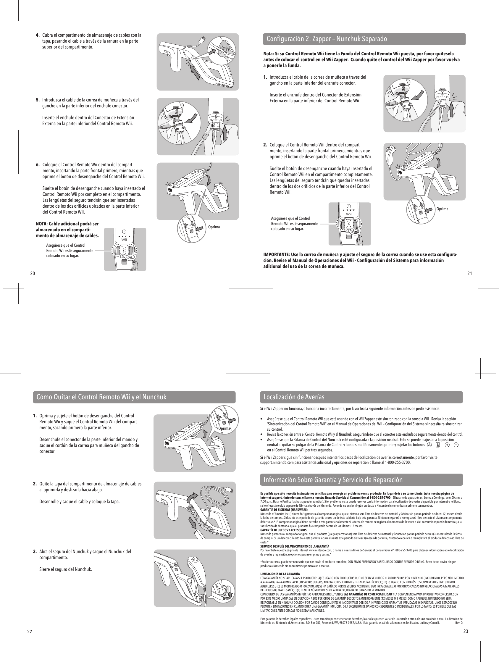Page 6 of 6 - Nintendo Nintendo-Wii-Zapper-User-Guide- WiiZ00_03  Nintendo-wii-zapper-user-guide