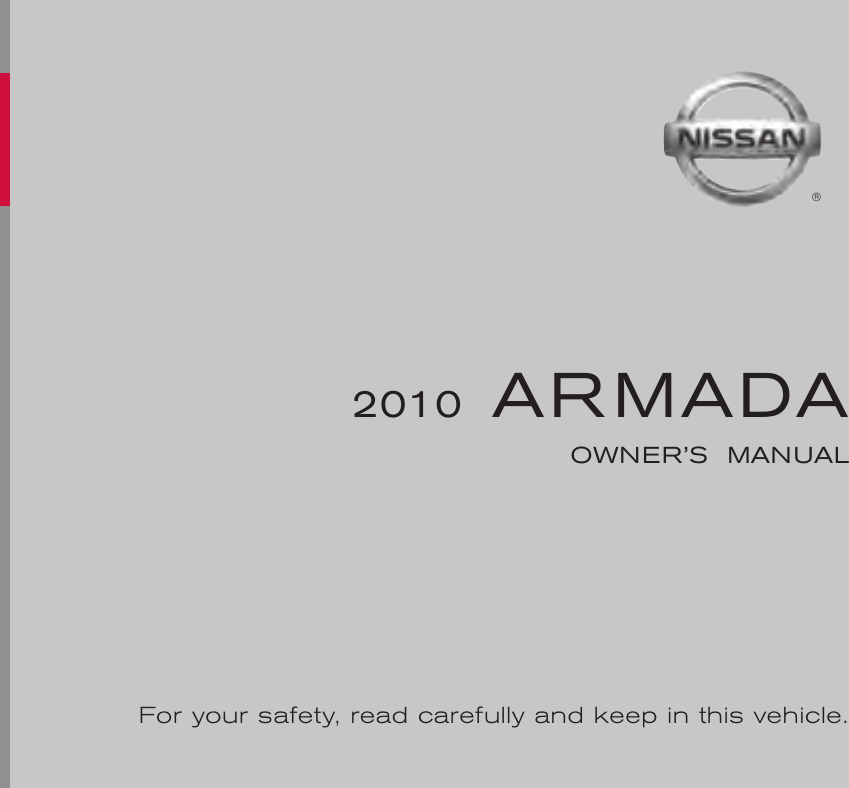 2021 NISSAN ARMADA OWNER S MANUAL PDF visual data 6