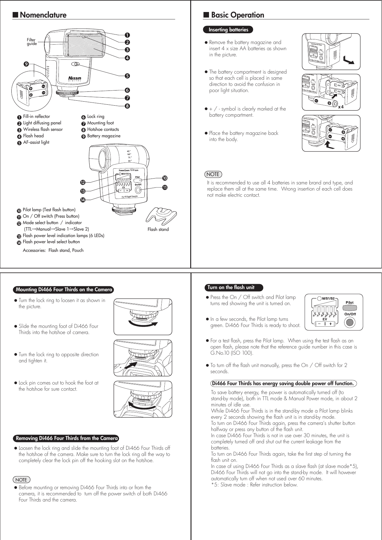 Page 2 of 6 - Nissin Nissin-Di466-Ft-Users-Manual- Print  Nissin-di466-ft-users-manual