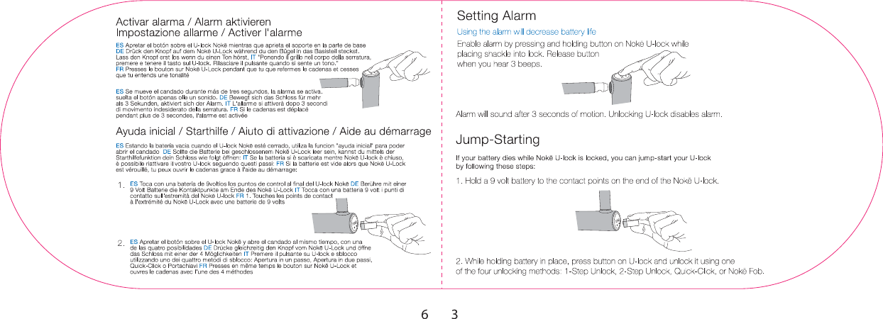 Page 3 of Noke ULOCK Noke U-lock User Manual Noke Ulock User Guide Updated converted