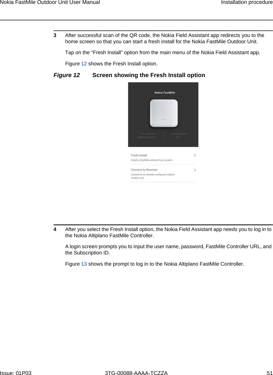 Page 46 of Nokia Bell 34003800FM20 FastMile Compact User Manual Nokia FastMile Outdoor Unit